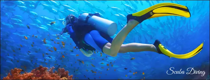 Anadaman scuba diving with touristhubindia